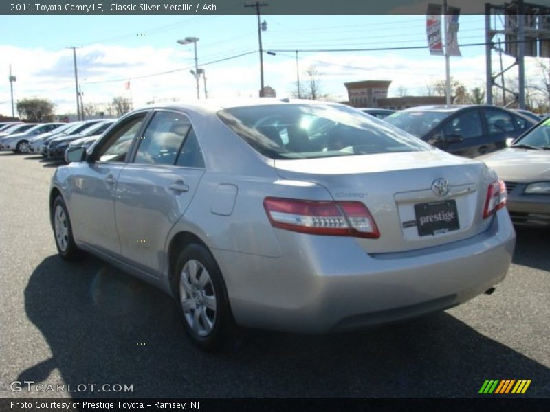 Classic Silver Metallic / Ash 2011 Toyota Camry LE