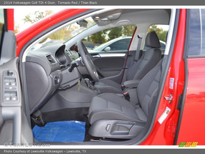  2014 Golf TDI 4 Door Titan Black Interior