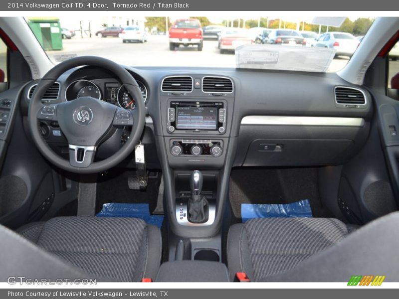 Dashboard of 2014 Golf TDI 4 Door