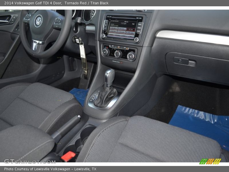 Tornado Red / Titan Black 2014 Volkswagen Golf TDI 4 Door