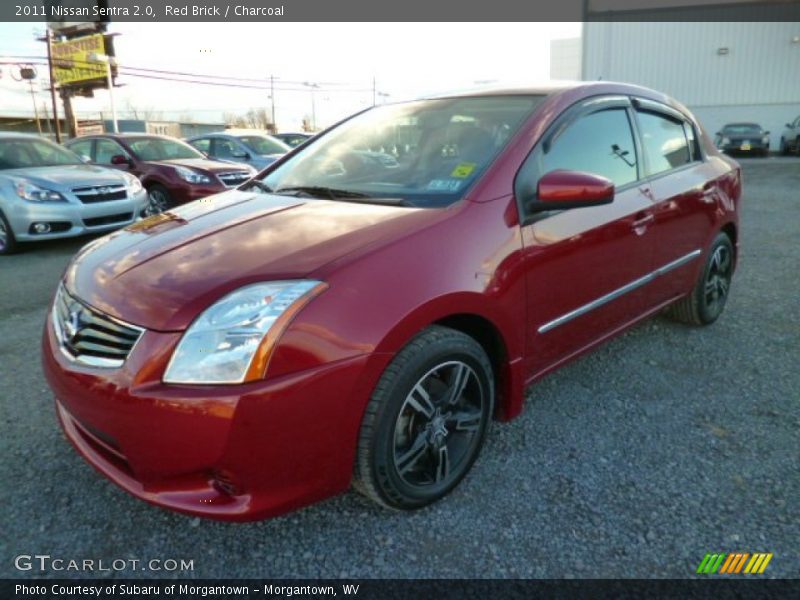 Red Brick / Charcoal 2011 Nissan Sentra 2.0