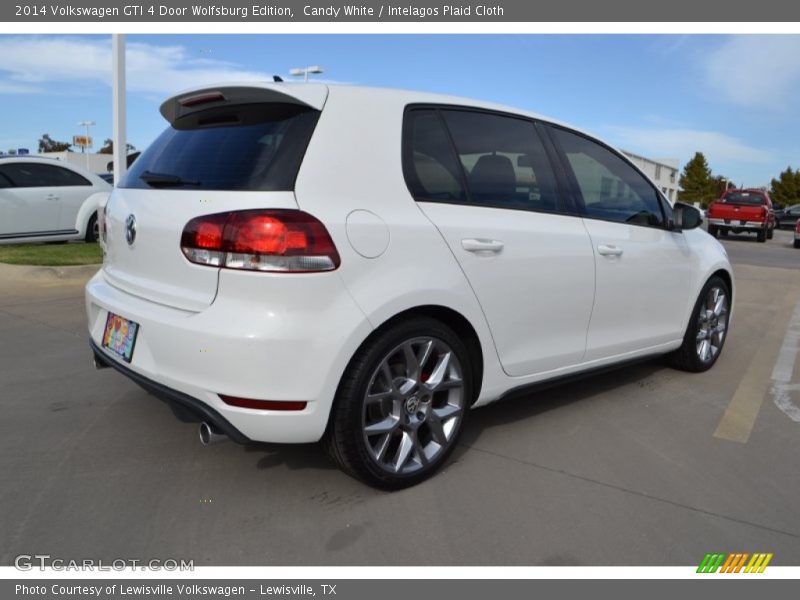 Candy White / Intelagos Plaid Cloth 2014 Volkswagen GTI 4 Door Wolfsburg Edition