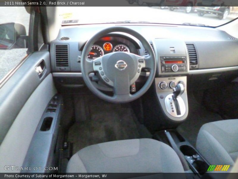 Red Brick / Charcoal 2011 Nissan Sentra 2.0