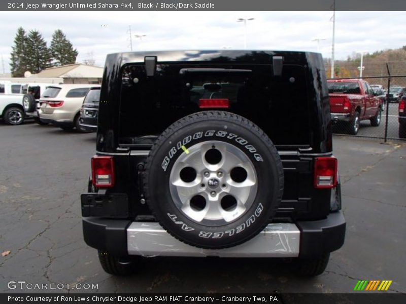 Black / Black/Dark Saddle 2014 Jeep Wrangler Unlimited Sahara 4x4