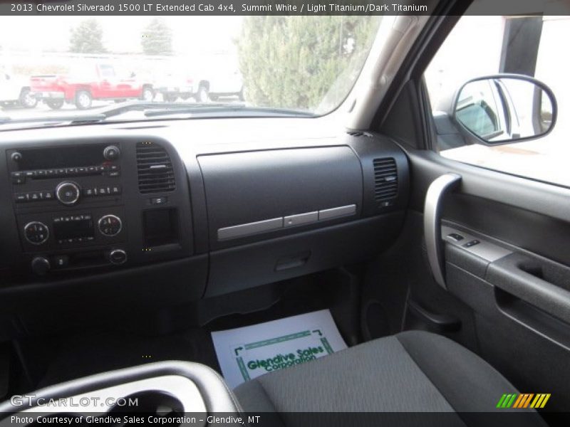 Summit White / Light Titanium/Dark Titanium 2013 Chevrolet Silverado 1500 LT Extended Cab 4x4