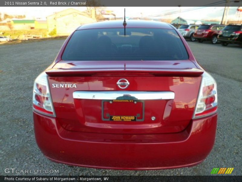 Red Brick / Charcoal 2011 Nissan Sentra 2.0