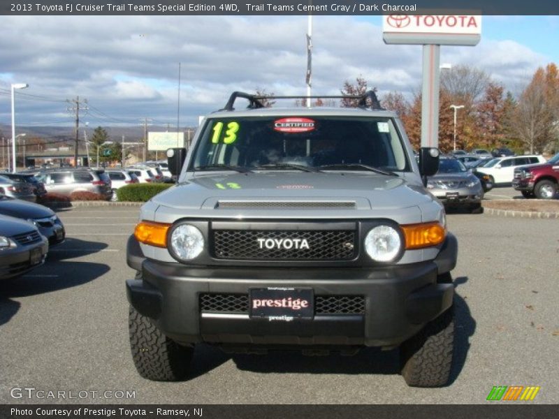 Trail Teams Cement Gray / Dark Charcoal 2013 Toyota FJ Cruiser Trail Teams Special Edition 4WD