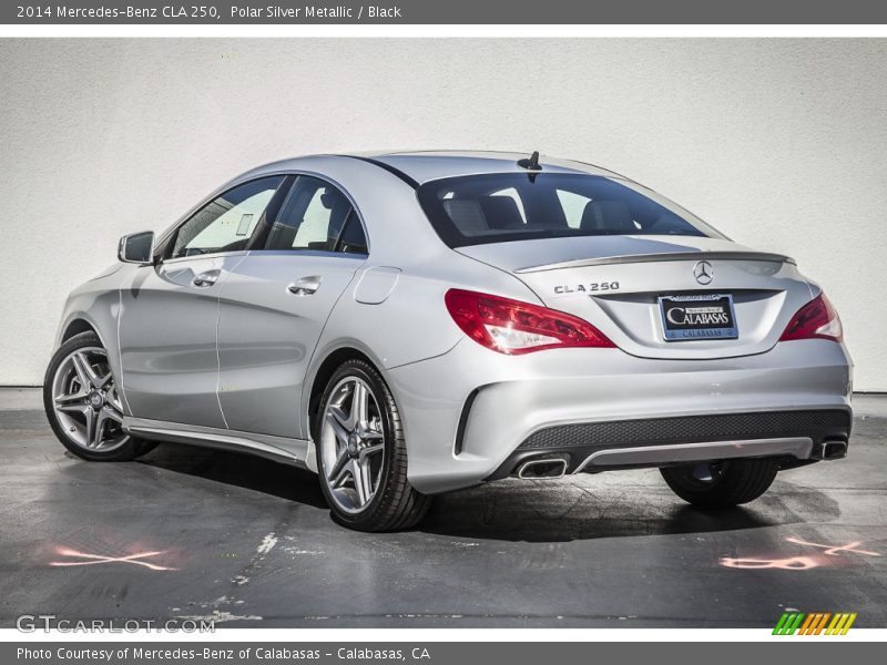 Polar Silver Metallic / Black 2014 Mercedes-Benz CLA 250