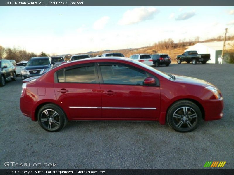 Red Brick / Charcoal 2011 Nissan Sentra 2.0