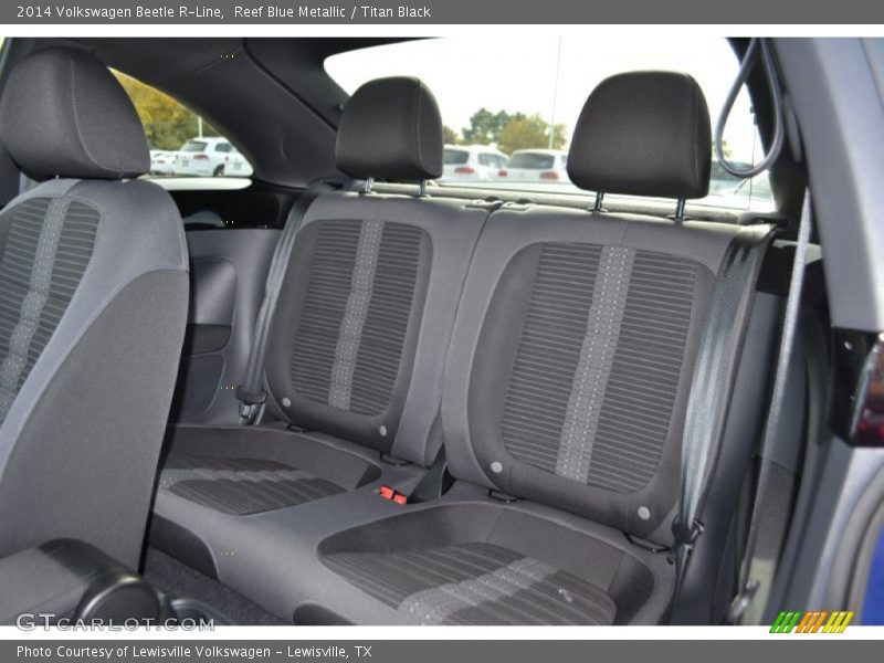 Reef Blue Metallic / Titan Black 2014 Volkswagen Beetle R-Line