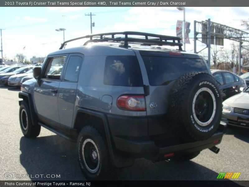 Trail Teams Cement Gray / Dark Charcoal 2013 Toyota FJ Cruiser Trail Teams Special Edition 4WD