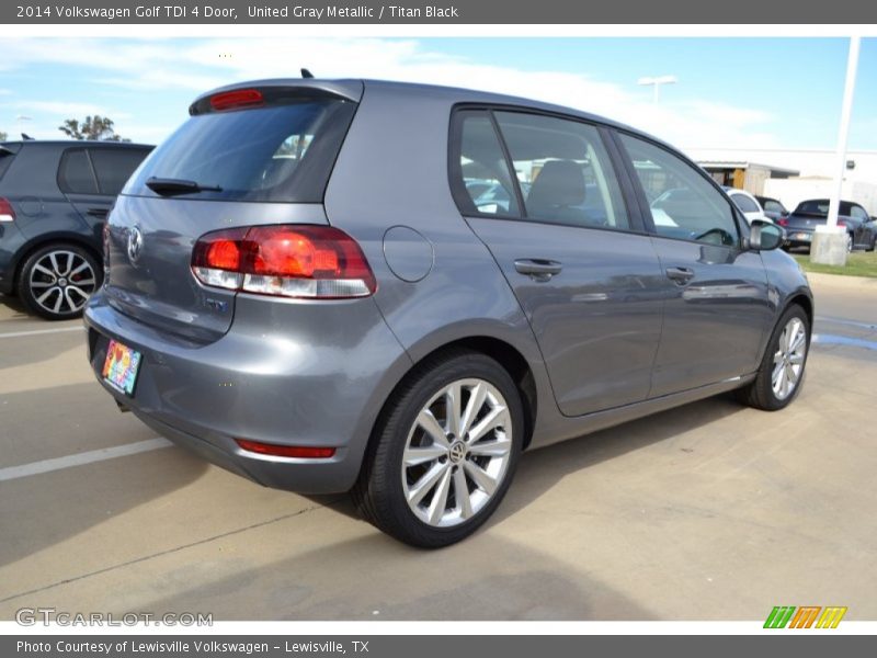 United Gray Metallic / Titan Black 2014 Volkswagen Golf TDI 4 Door