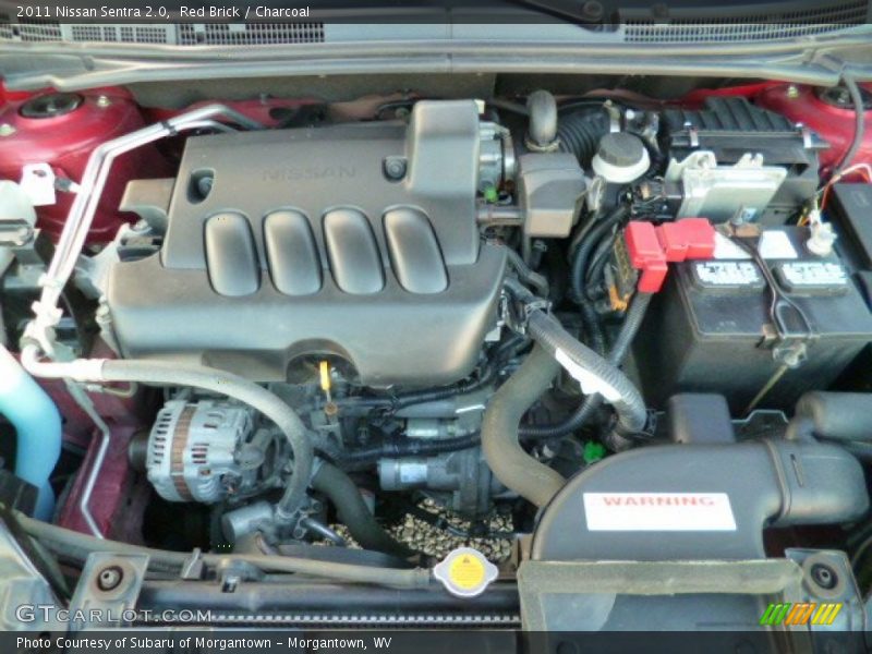 Red Brick / Charcoal 2011 Nissan Sentra 2.0