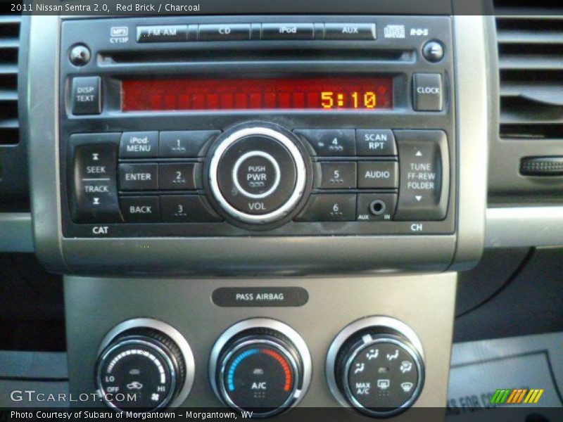 Red Brick / Charcoal 2011 Nissan Sentra 2.0
