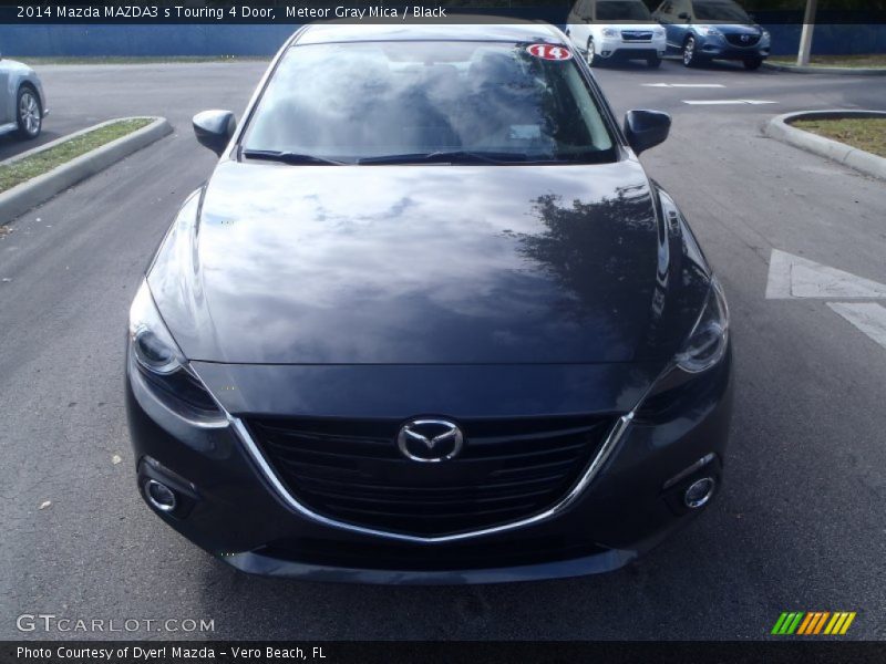 Meteor Gray Mica / Black 2014 Mazda MAZDA3 s Touring 4 Door