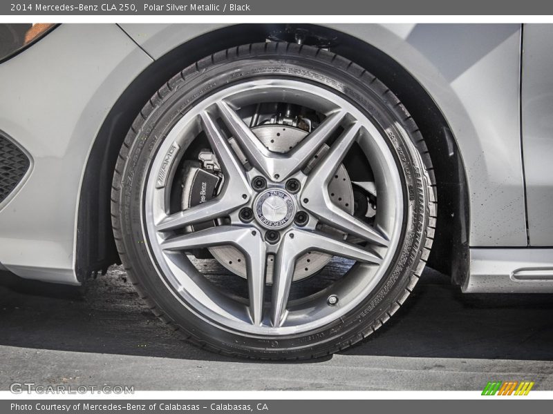 Polar Silver Metallic / Black 2014 Mercedes-Benz CLA 250
