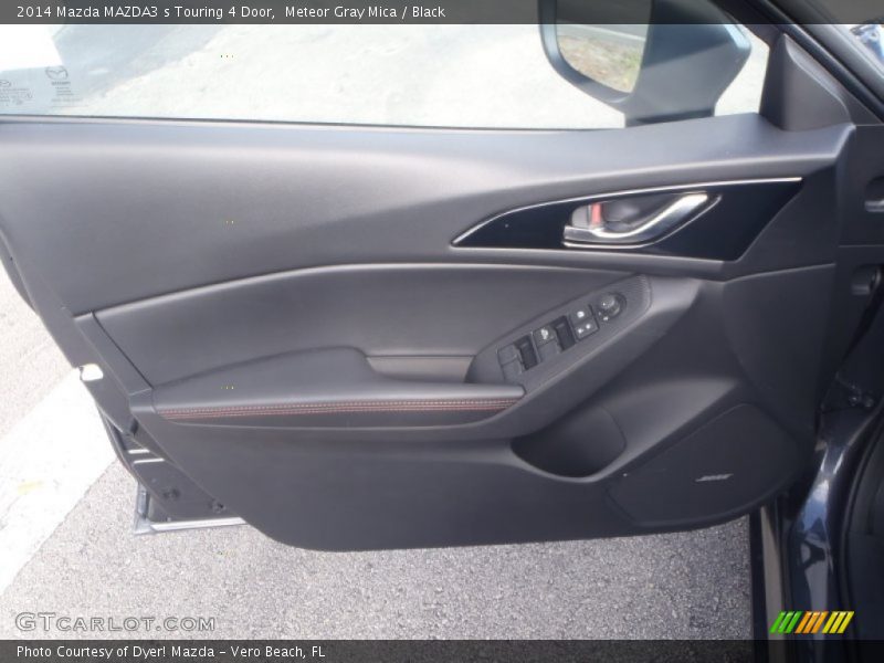 Meteor Gray Mica / Black 2014 Mazda MAZDA3 s Touring 4 Door