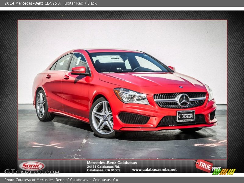 Jupiter Red / Black 2014 Mercedes-Benz CLA 250