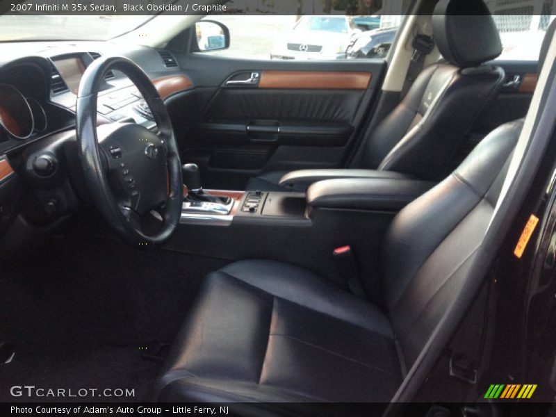 Black Obsidian / Graphite 2007 Infiniti M 35x Sedan