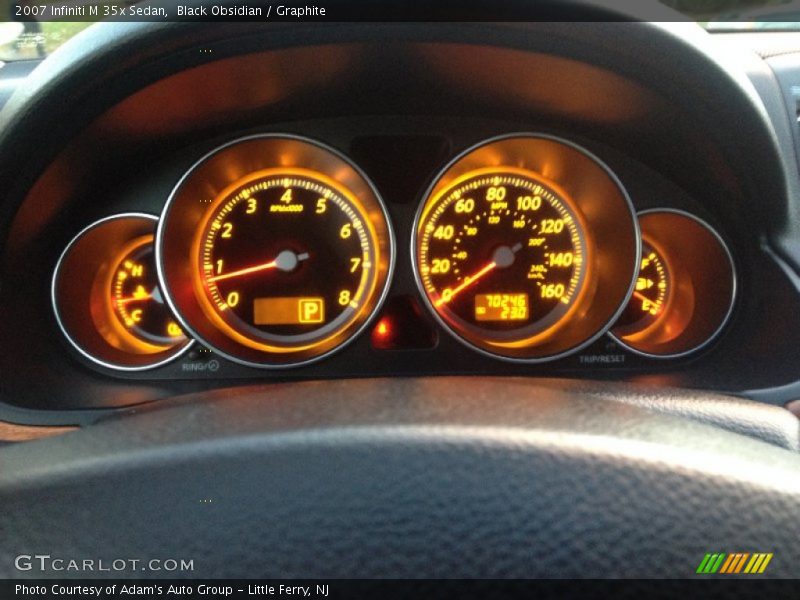 Black Obsidian / Graphite 2007 Infiniti M 35x Sedan