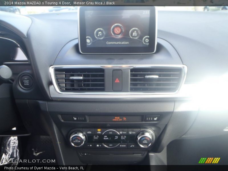 Meteor Gray Mica / Black 2014 Mazda MAZDA3 s Touring 4 Door