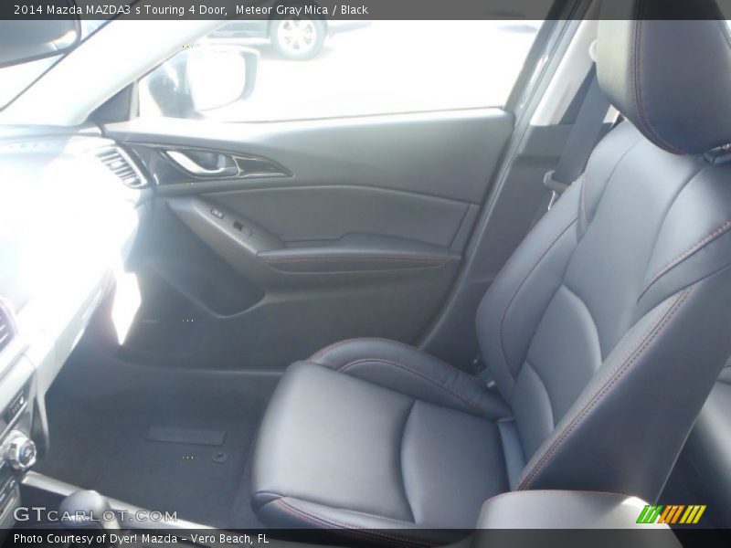 Meteor Gray Mica / Black 2014 Mazda MAZDA3 s Touring 4 Door
