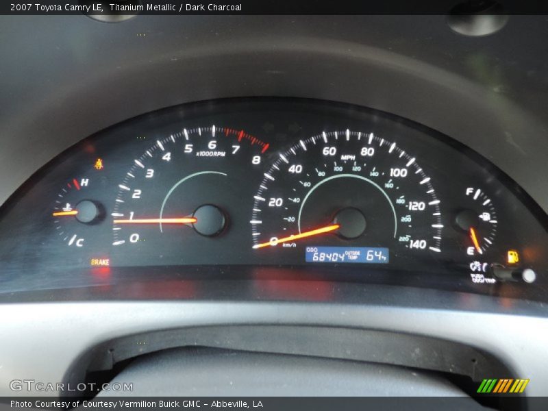 Titanium Metallic / Dark Charcoal 2007 Toyota Camry LE