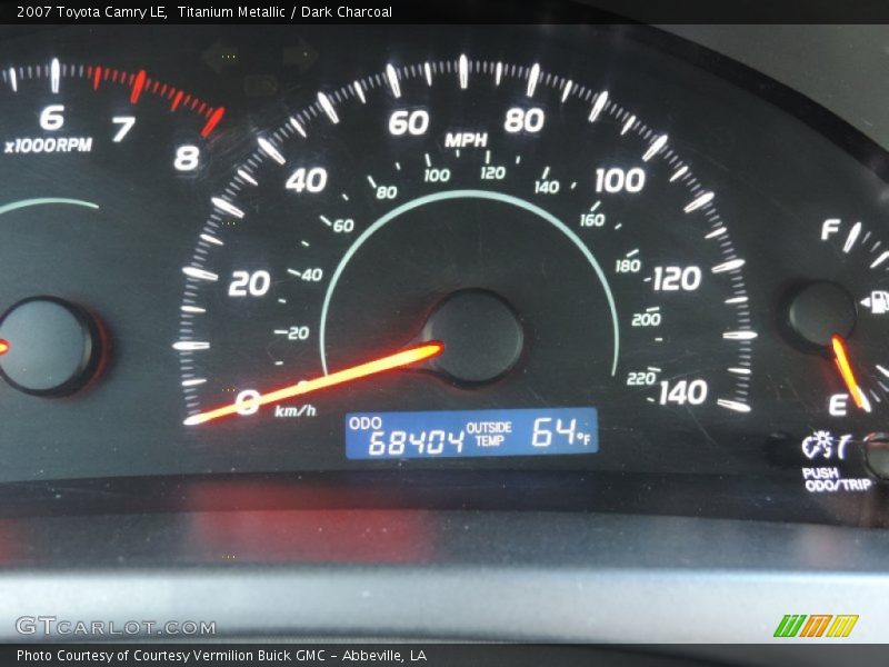 Titanium Metallic / Dark Charcoal 2007 Toyota Camry LE
