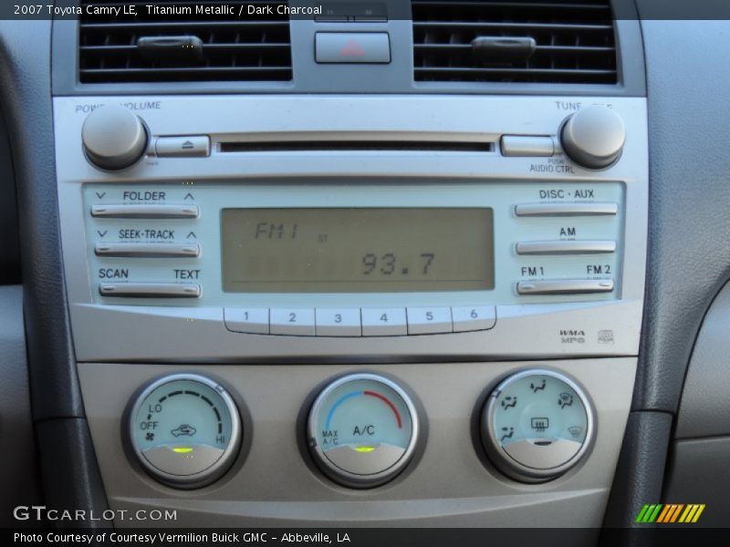 Titanium Metallic / Dark Charcoal 2007 Toyota Camry LE