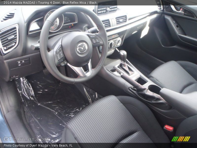 Blue Reflex Mica / Black 2014 Mazda MAZDA3 i Touring 4 Door