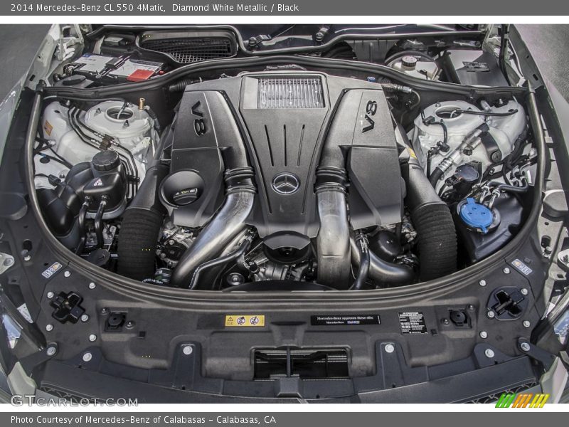  2014 CL 550 4Matic Engine - 4.6 Liter Twin-Turbocharged DI DOHC 32-Valve VVT V8