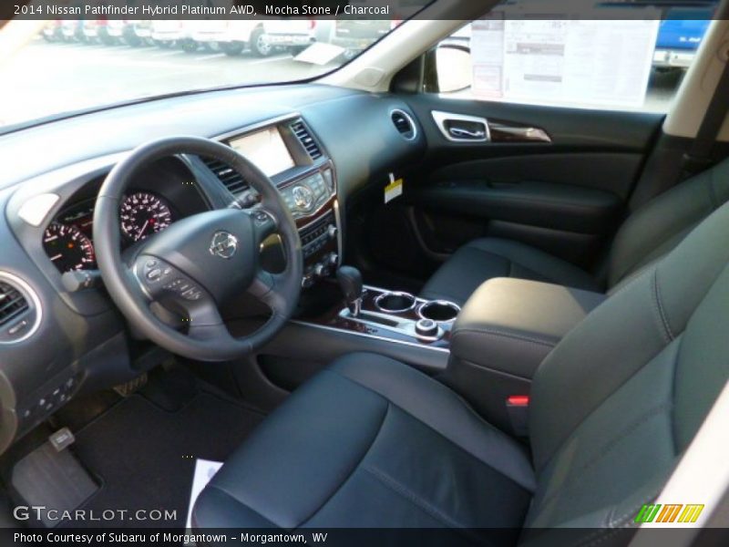 Charcoal Interior - 2014 Pathfinder Hybrid Platinum AWD 