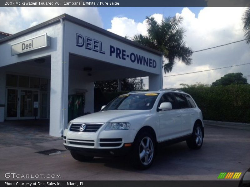 Campanella White / Pure Beige 2007 Volkswagen Touareg V6