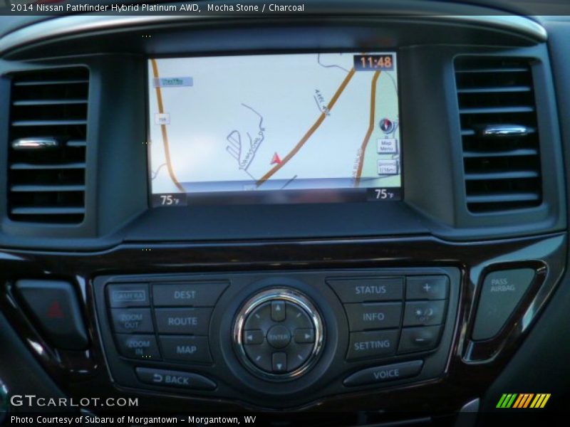 Navigation of 2014 Pathfinder Hybrid Platinum AWD