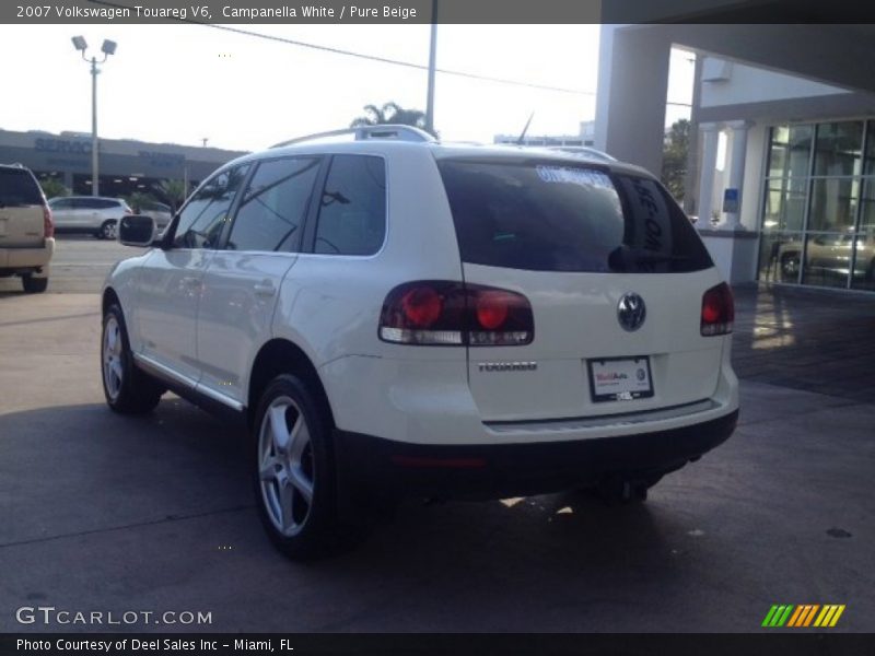 Campanella White / Pure Beige 2007 Volkswagen Touareg V6