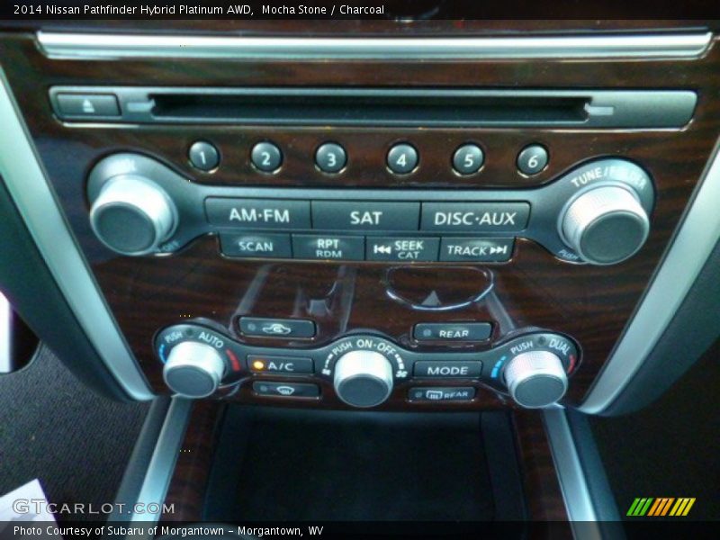 Controls of 2014 Pathfinder Hybrid Platinum AWD
