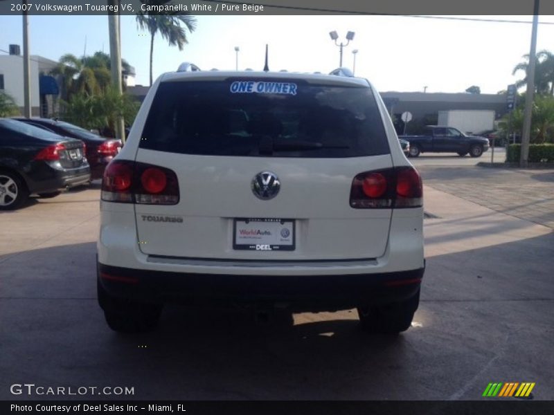 Campanella White / Pure Beige 2007 Volkswagen Touareg V6