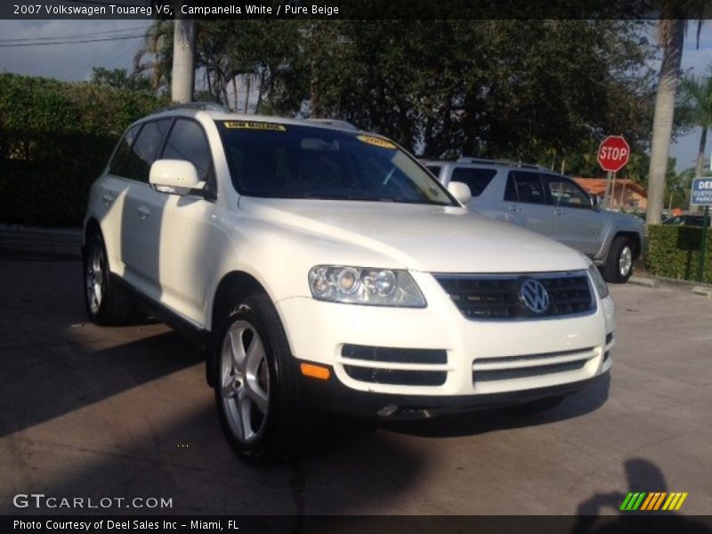 Campanella White / Pure Beige 2007 Volkswagen Touareg V6