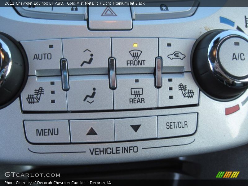 Gold Mist Metallic / Light Titanium/Jet Black 2012 Chevrolet Equinox LT AWD