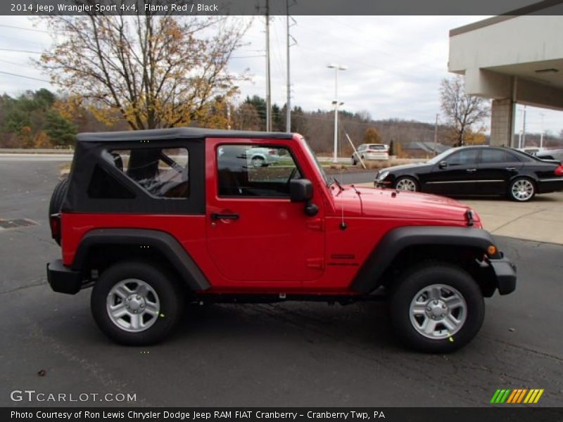 Flame Red / Black 2014 Jeep Wrangler Sport 4x4