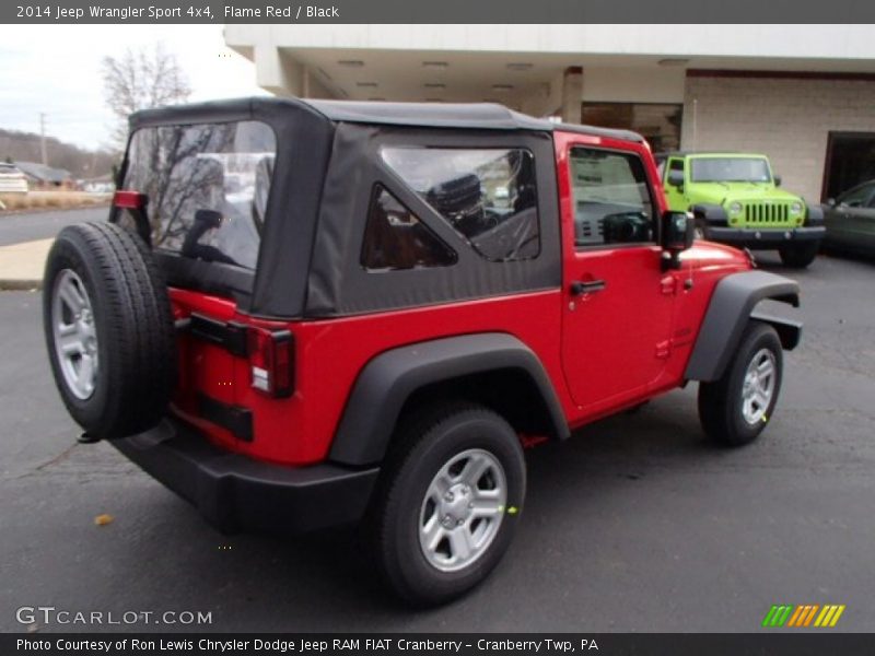 Flame Red / Black 2014 Jeep Wrangler Sport 4x4