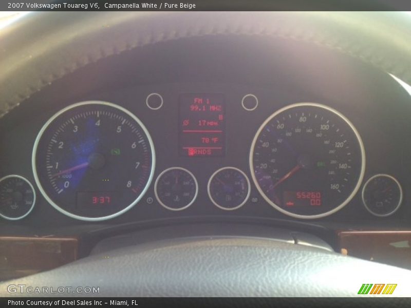 Campanella White / Pure Beige 2007 Volkswagen Touareg V6