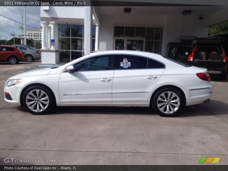 Candy White / Black 2011 Volkswagen CC Sport