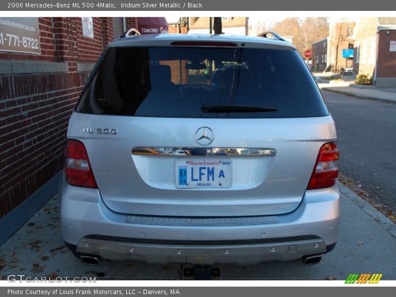 Iridium Silver Metallic / Black 2006 Mercedes-Benz ML 500 4Matic