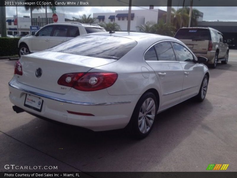 Candy White / Black 2011 Volkswagen CC Sport