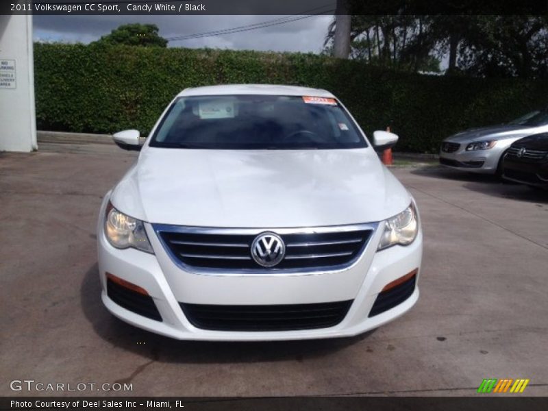 Candy White / Black 2011 Volkswagen CC Sport
