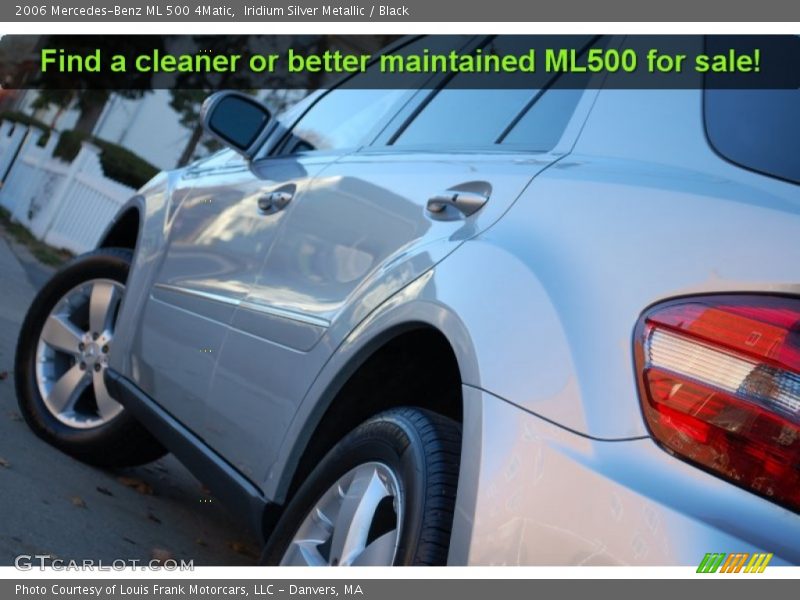 Iridium Silver Metallic / Black 2006 Mercedes-Benz ML 500 4Matic
