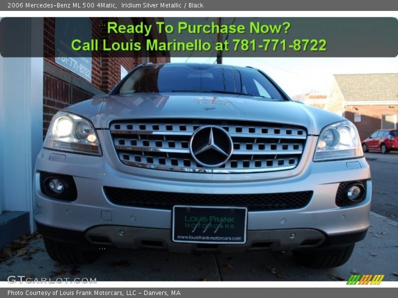 Iridium Silver Metallic / Black 2006 Mercedes-Benz ML 500 4Matic