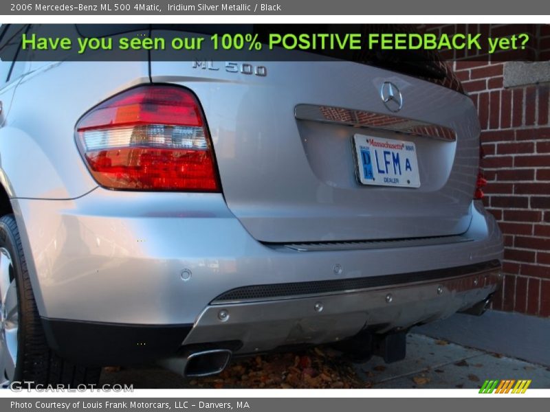 Iridium Silver Metallic / Black 2006 Mercedes-Benz ML 500 4Matic