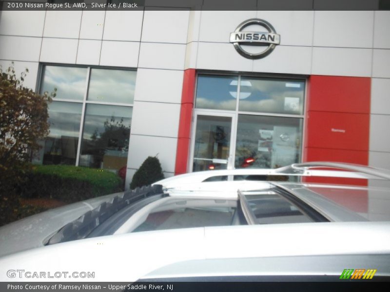 Silver Ice / Black 2010 Nissan Rogue SL AWD